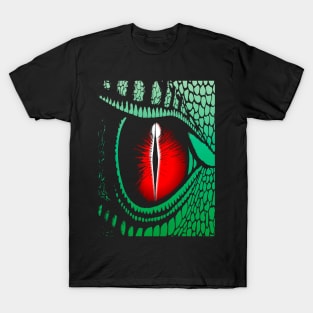 Red Dragons Eye Design T-Shirt